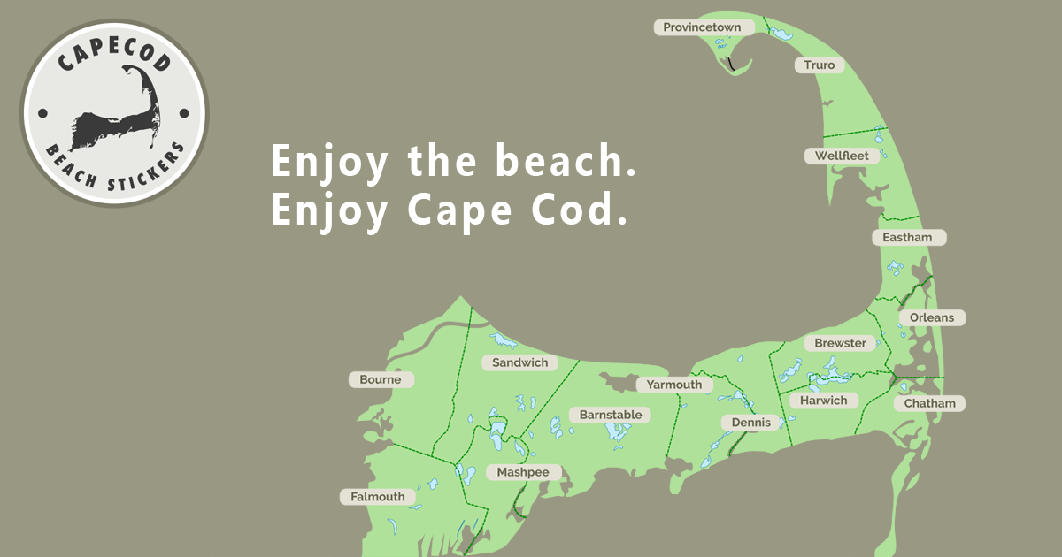 Cape Cod Beach Stickers Cape Cod Beach Stickers